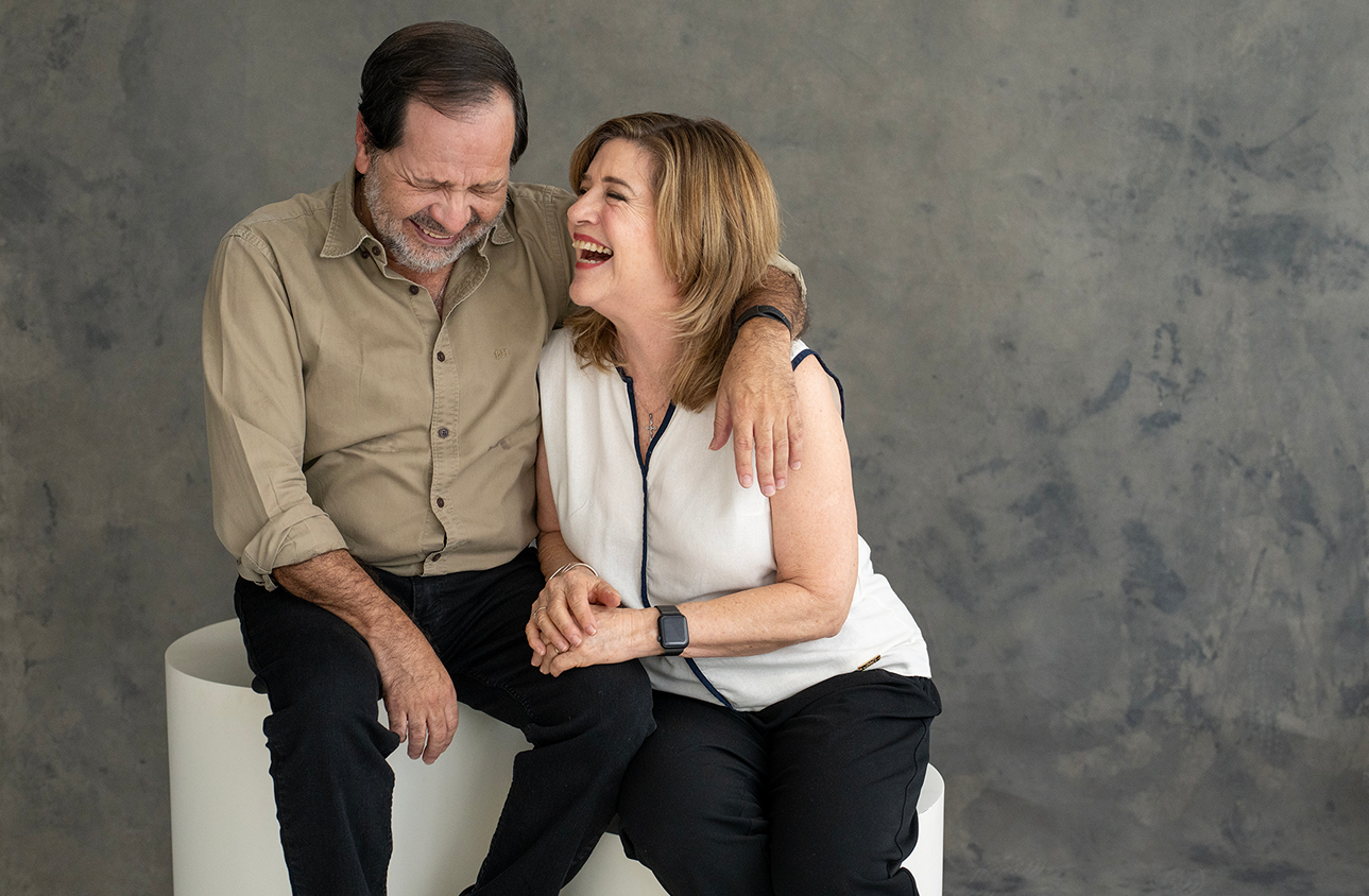 Martín Valverde y Lizzy Watson